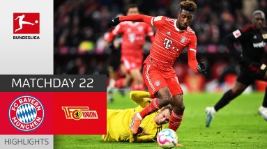 FC Bayern München - Union Berlin 3-0 | Highlights | Matchday 22 – Bundesliga 2022/23