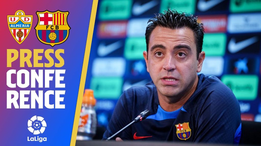 🔴 LIVESTREAM: XAVI PRESS CONFERENCE (ALMERIA - BARÇA)