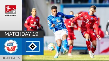 Crazy First Goal! | Hansa Rostock - HSV 0-2 | Highlights | Matchday 19 – Bundesliga 2 - 2022/23
