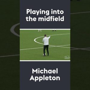 Playing into the midfield | Michael Appleton ⚽️ #shorts