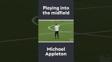 Playing into the midfield | Michael Appleton ⚽️ #shorts