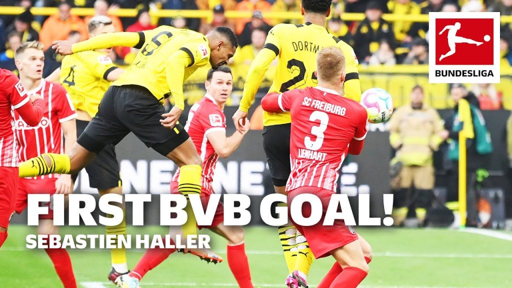 Sébastien Haller's First Goal for Dortmund!