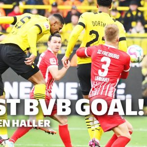 Sébastien Haller's First Goal for Dortmund!