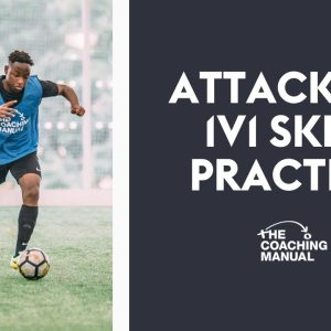 Attacking 1v1 Skill Practice (7-8) ⚽️