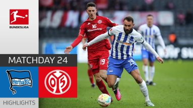 Hertha BSC - 1. FSV Mainz 05 1-1 | Highlights | Matchday 24 – Bundesliga 2022/23
