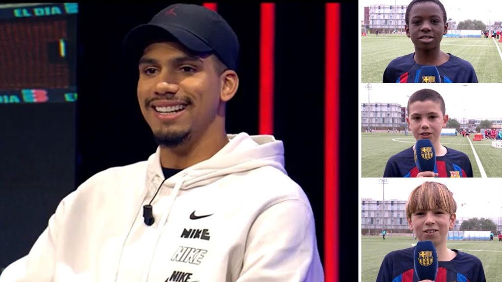 LA MASIA ASKS ARAUJO 🎙️😍