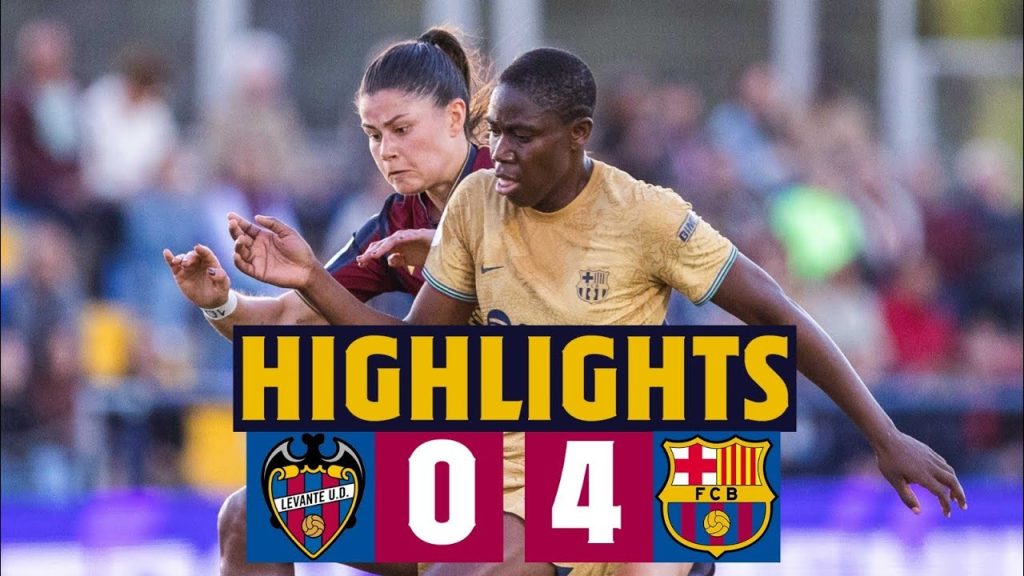 LEVANTE 0-4 BARÇA I Liga F ⚽