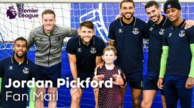 Jordan Pickford & Everton give young fan a day he’ll never forget 💙