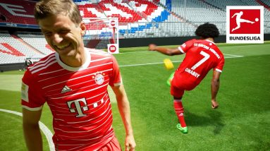 "You can't beat me!" | Müller & Gnabry Head to Head in Crazy Target Challenge