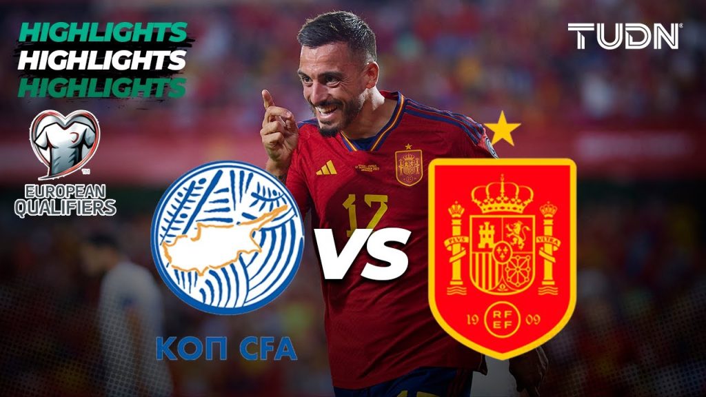 Chipre 1-3 España - HIGHLIGHTS | UEFA Qualifiers 2023 | TUDN 7 1706849433 maxresdefault