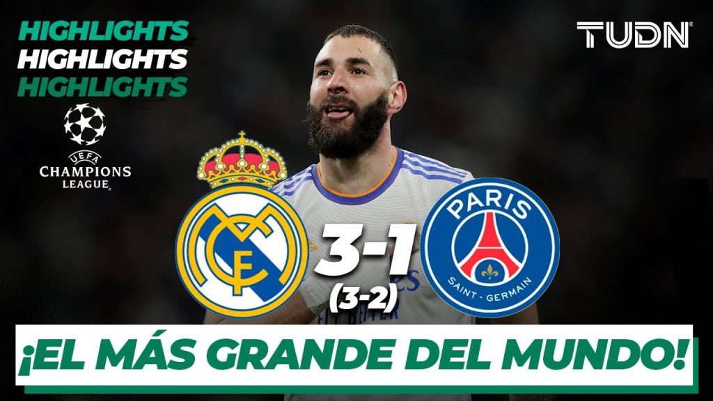 Highlights | Real Madrid 3(3)-(2)1 PSG | UEFA Champions League 2022 - 8vos vuelta | TUDN 2 1706870906 maxresdefault