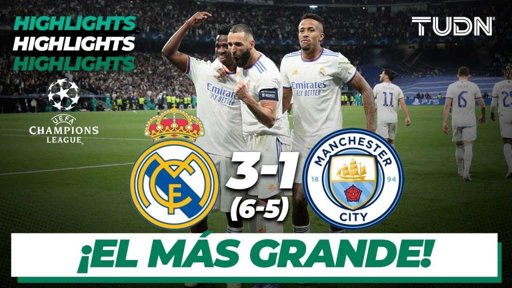 Highlights | Real Madrid 3(6)-(5)1 Man City l | UEFA Champions League 2022 - Semis Vuelta | TUDN 10 1706930877 maxresdefault