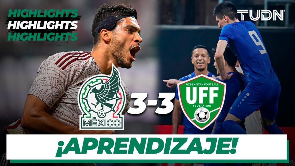 Mexico 3-3 Uzbekistán - HIGHLIGHTS | Amistoso Internacional | TUDN 4 1706956553 maxresdefault