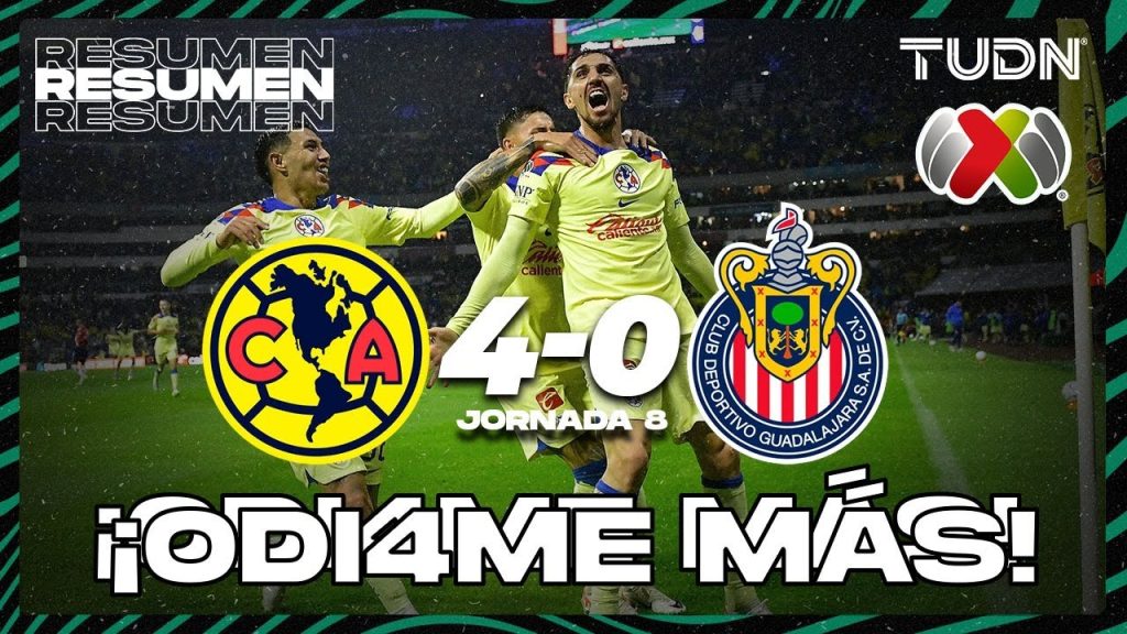 América 4-0 Chivas - HIGHLIGHTS | América 4-0 Chivas | AP2023-J8 | Liga Mx | TUDN 2 1706965074 maxresdefault