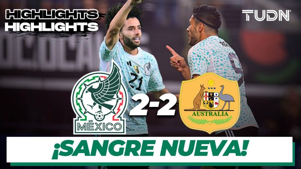 México 2-2 Australia - HIGHLIGHTS | Amistoso Internacional 2023 | TUDN 1 1706969306 maxresdefault