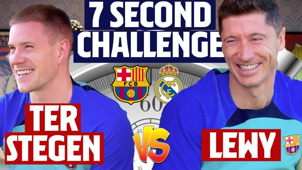β±οΈ 7 SECOND CHALLENGE (MADRID - BARΓA) | TER STEGEN vs LEWANDOWSKI | EL CLΓSICO EDITION 2 1707304665 maxresdefault