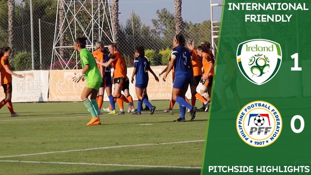 PITCHSIDE HIGHLIGHTS | Ireland WNT 1-0 Philippines WNT - International Friendly 8 1707397833 maxresdefault