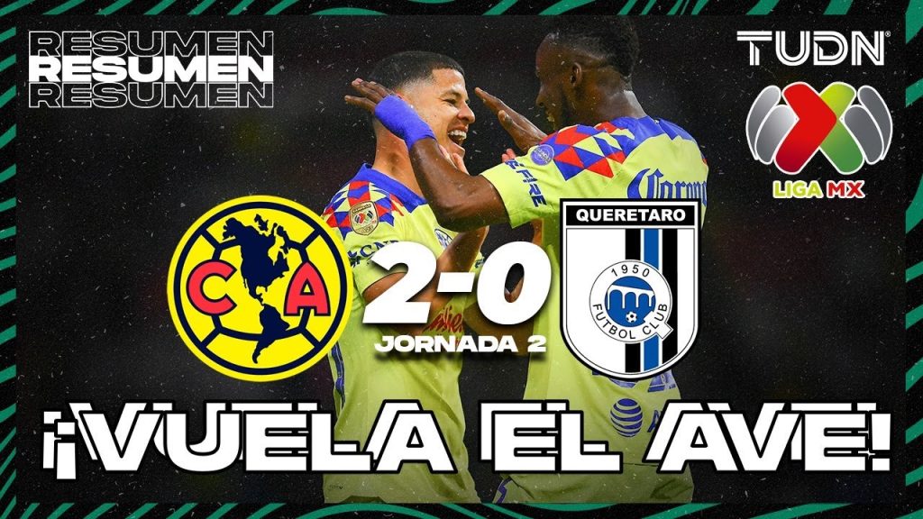 Resumen y goles | América 2-0 Querétaro | Liga Mx - CL2024 J2 | TUDN 6 1710318325 maxresdefault