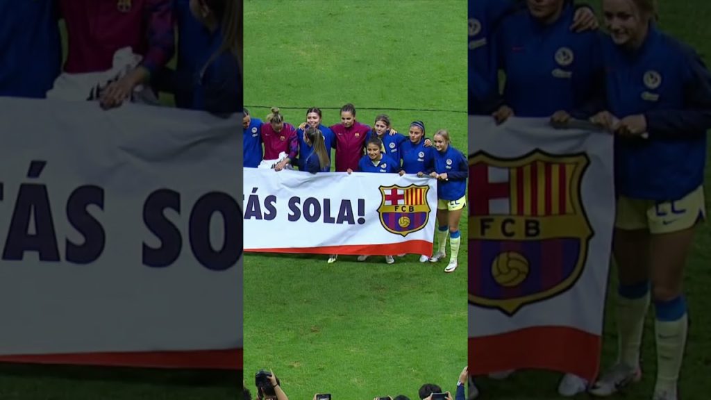 ¡LE DAN TODO EL APOYO! 👏🏻 América y Barcelona se solidarizan con Jenni Hermoso #shorts 1 1711808965 maxresdefault