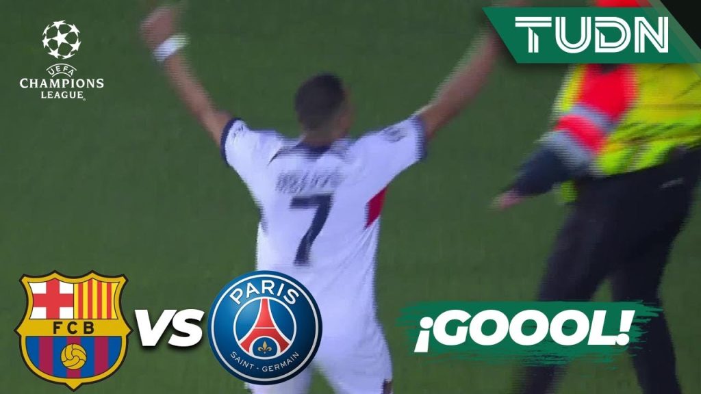¡DOBLETE de Mbappé y se acabó! | Barcelona 1-4 PSG | UEFA Champions League 2023/24 - 4tos | TUDN 3 1714466252 maxresdefault