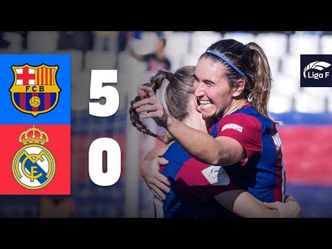 LIGA F | FC BARCELONA 5 vs REAL MADRID 0 🔵🔴 7 1714641450 hqdefault