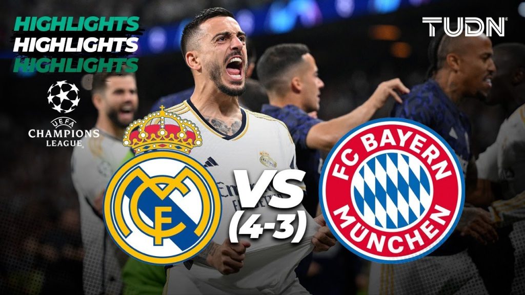 HIGHLIGHTS - Real Madrid (4)2-1(3) Bayern | UEFA Champions League 2023/24 - Semis | TUDN 5 1715417075 maxresdefault