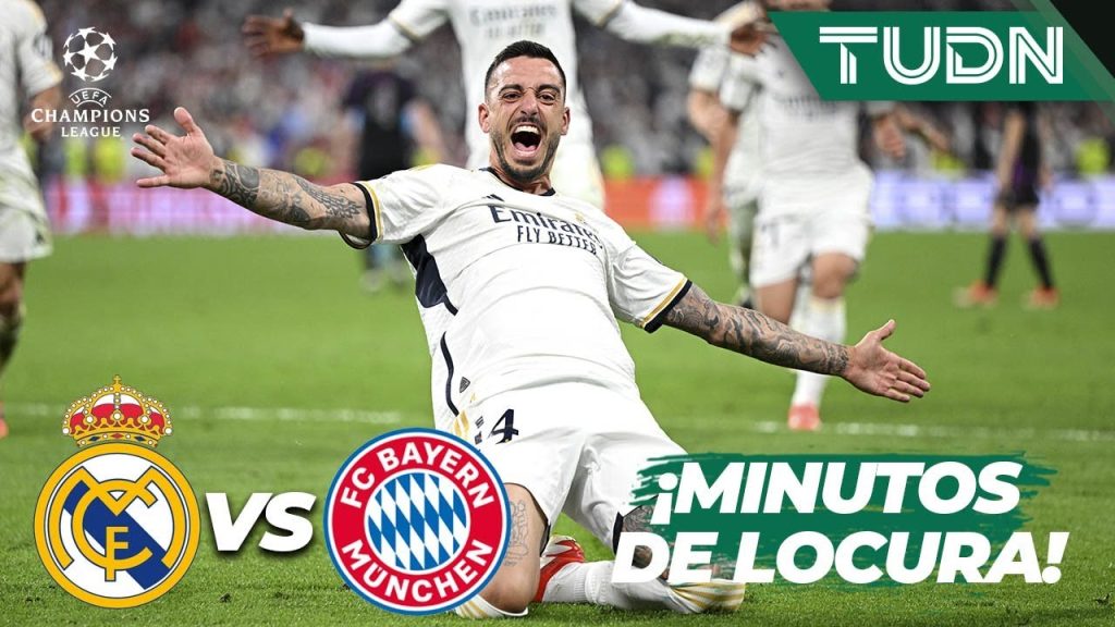 ¡REMONTADA! ¡MINUTOS DE LOCURA! Real Madrid 2-1 Bayern | UEFA Champions League 2023/24 - Semis |TUDN 4 1715421407 maxresdefault