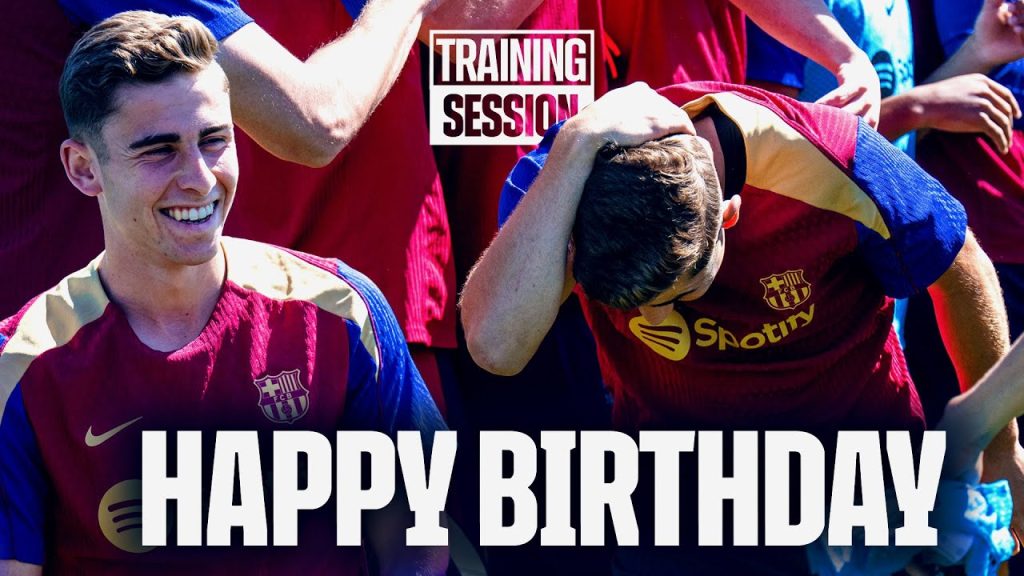 TEAMMATES CONGRATULATE FERMÍN ON HIS BIRTHDAY 🎂 | FC Barcelona 🔵🔴 5 1715690674 maxresdefault
