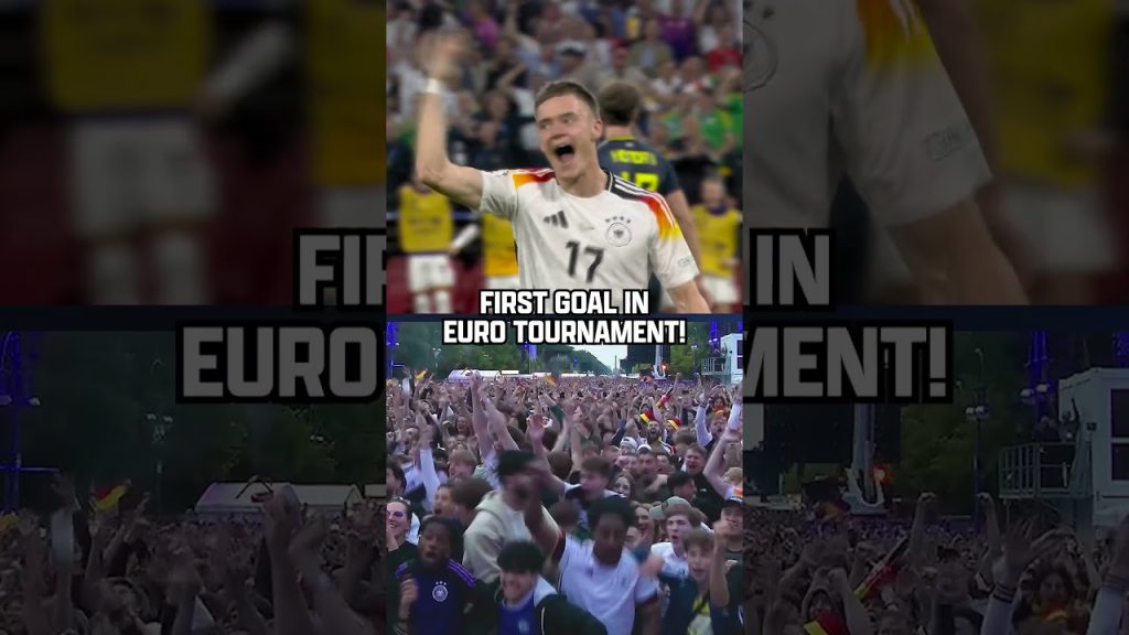 FIRST GOAL in Euro 2024 Tournament by Florian Wirtz! 🔥 #euro #soccer #germany 4 1718439092 maxresdefault