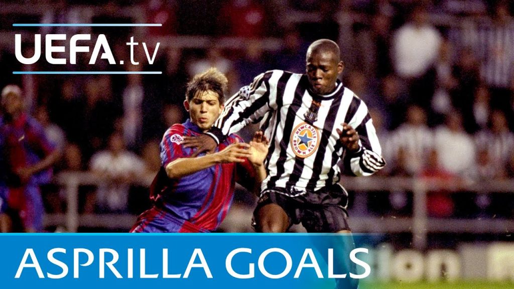 Tino Asprilla hat-trick: Newcastle v Barcelona 1997 5 1718881300 maxresdefault