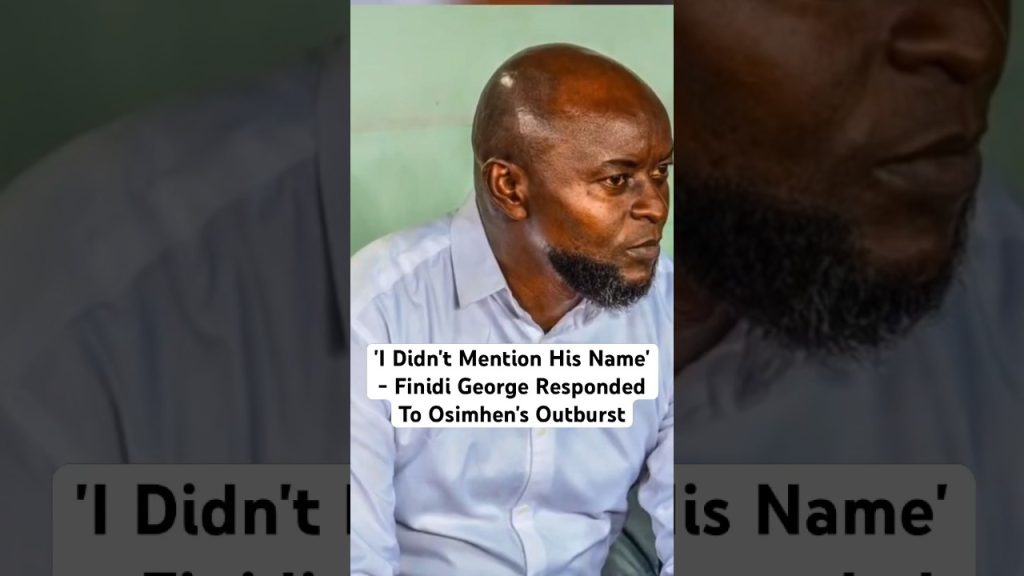 Finidi George Finally Speaks Out After The Controversial Osimhen's Live Video #finidigeorge #osimhen 2 1719257665 maxresdefault