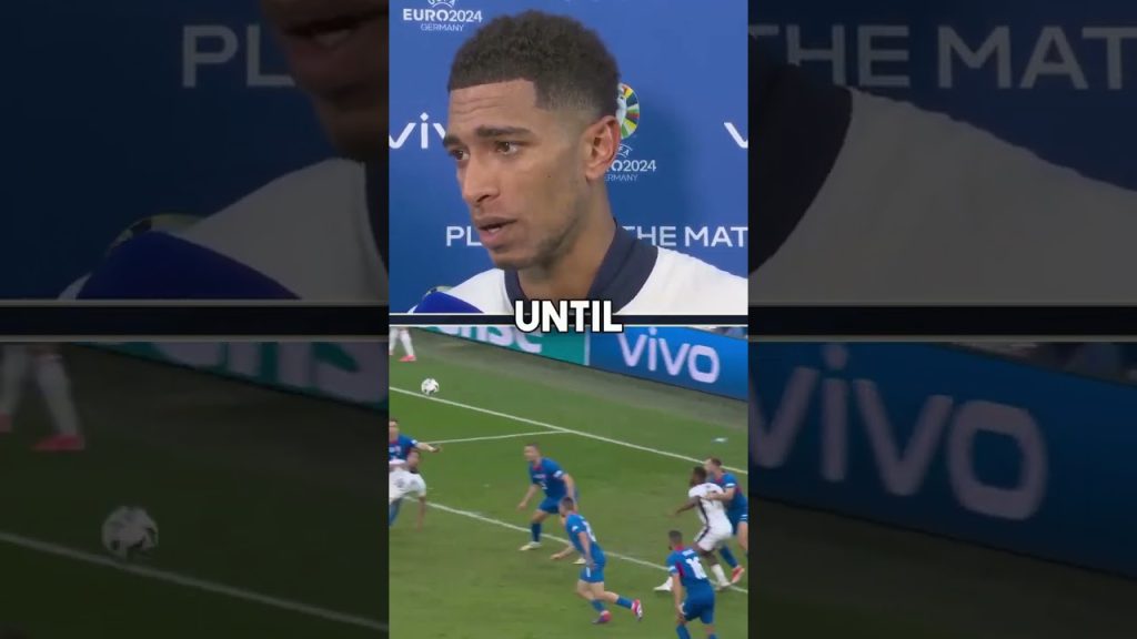 Jude Bellingham on INCREDIBLE goal in stoppage time for #England ✍️ #soccer #football #euros 1 1719993085 maxresdefault
