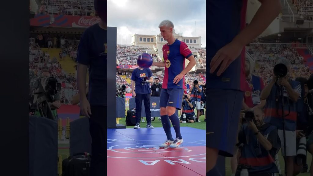 DANI OLMO’S PRESENTATION 💙❤️ #fcbarcelona #shorts #daniolmo 5 1723742371 maxresdefault