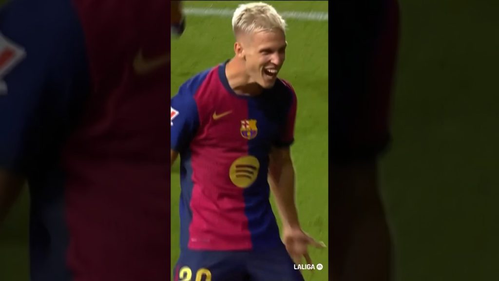 What. A. day! π€― DEBUT + GOAL! #LaLigaHighlights #fcbarcelona #shorts #daniolmo 6 1724919826 maxresdefault