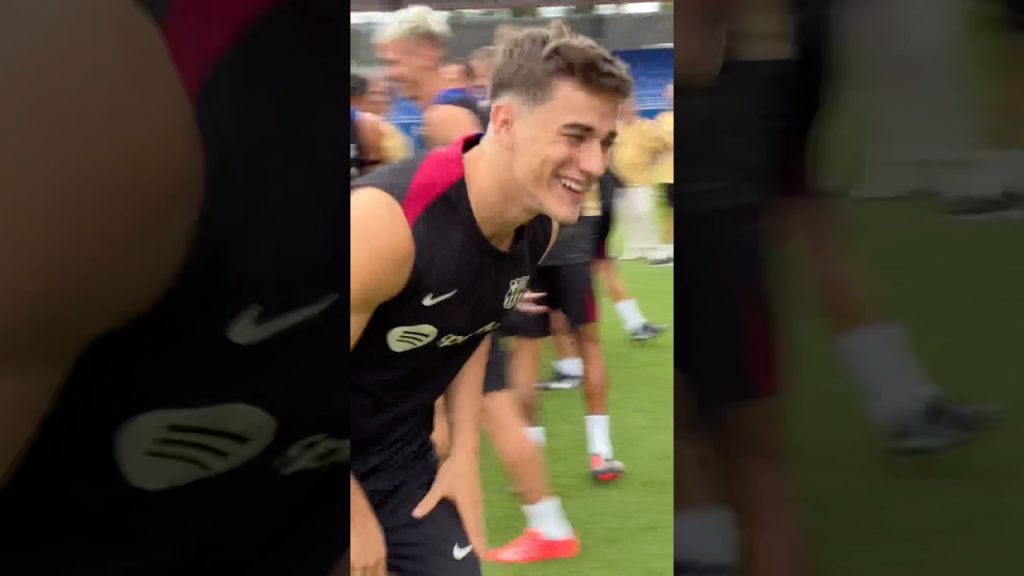 Gavi does part of the workout with the group! 😍 #fcbarcelona #gavi #shorts 9 1726221531 maxresdefault