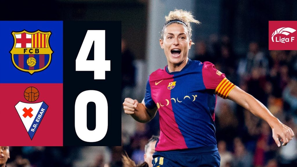 LIGA F | FC BARCELONA 4 vs 0 EIBAR 🔵🔴 9 1731147150 maxresdefault