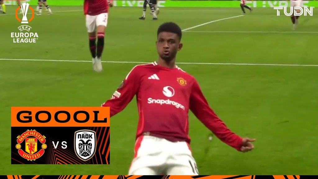¡GOOL de Diallo! Gol del Man U | Man United 1-0 PAOK | UEFA Europa League 2024/25 | TUDN 6 1731318508 maxresdefault