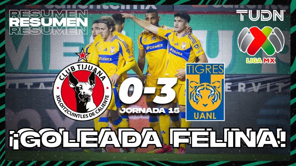 HIGHLIGHTS | Tijuana 0-3 Tigres | Liga Mx -AP2024 - J15 | TUDN 8 1731493823 maxresdefault