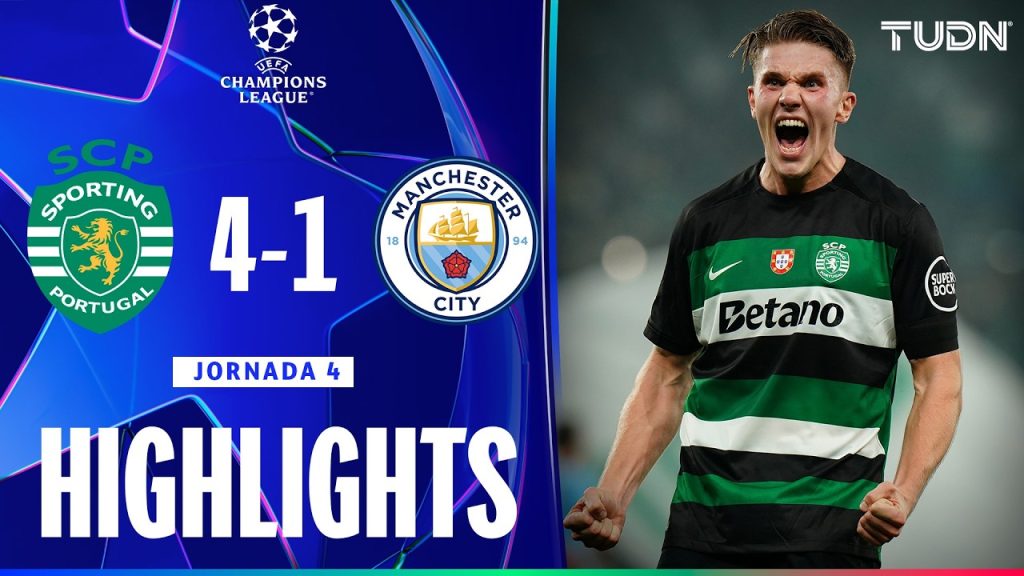 HIGHLIGHTS - Sporting Lisboa vs Manchester City | UEFA Champions League 24/25 | TUDN 7 1731498064 maxresdefault