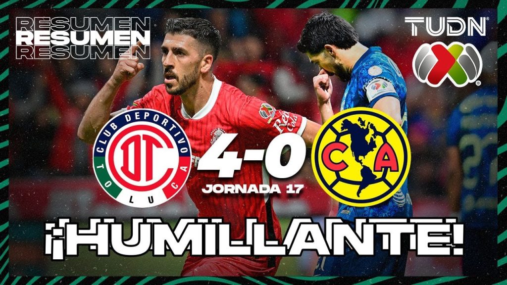 HIGHLIGHTS - Toluca 4-0 América | Liga Mx -AP2024 - J16 | TUDN 10 1731928857 maxresdefault