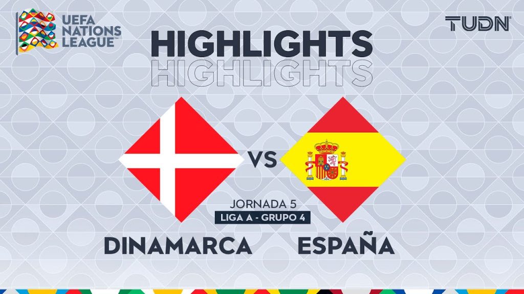 HIGHLIGHTS - Dinamarca vs España | UEFA Nations League 2024 | TUDN 6 1732005771 maxresdefault
