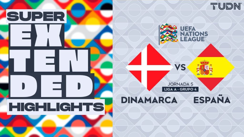 SUPER EXTENDED HIGHLIGHTS - Dinamarca vs España | UEFA Nations League 2024 | TUDN 5 1732010023 maxresdefault