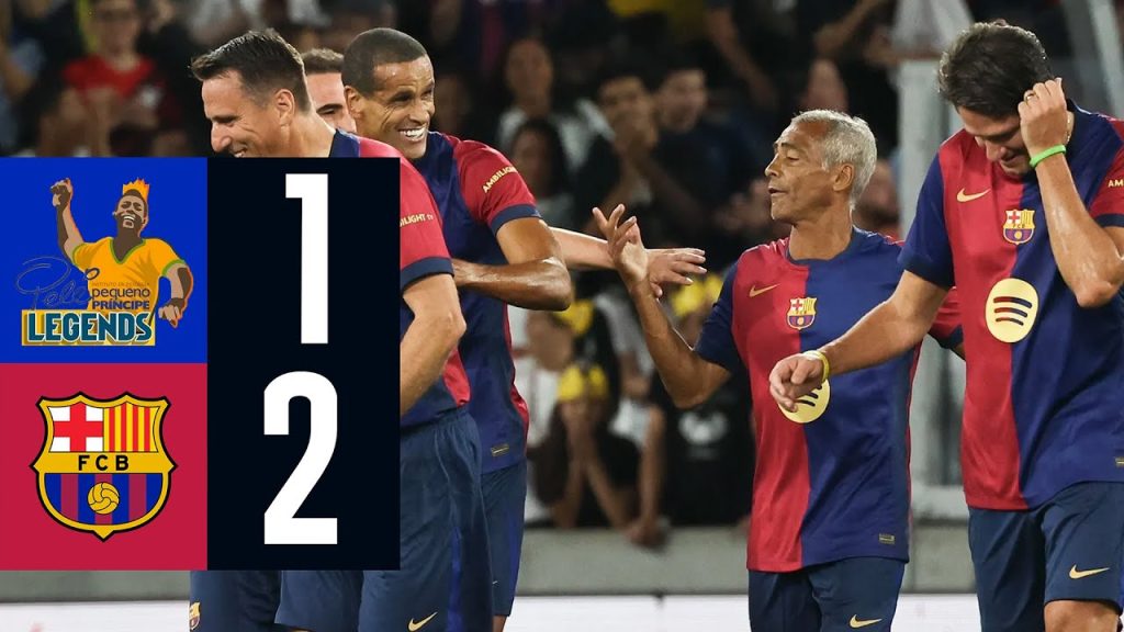 HIGHLIGHTS | PELÉ PEQUENO PRINCIPE LEGENDS 1 vs 2 BARÇA LEGENDS 🔵🔴 4 1732104387 maxresdefault
