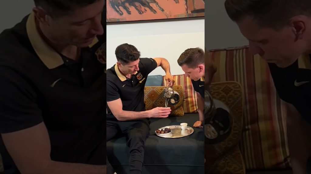 The Polish duo tries Arabic tea for the first time ๐ต #fcbarcelona #lewandowski #szczฤsny #shorts 8 1736816526 maxresdefault