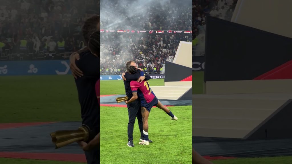 Special moment 🥰 #fcbarcelona #football 10 1737422071 maxresdefault