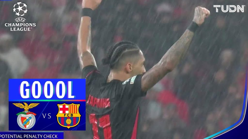 ¡EL GOL DEL TRIUNFO! Raphinha lo firma | Benfica 4-5 Barcelona | UEFA Champions League 24/25 | TUDN 7 1737711210 maxresdefault