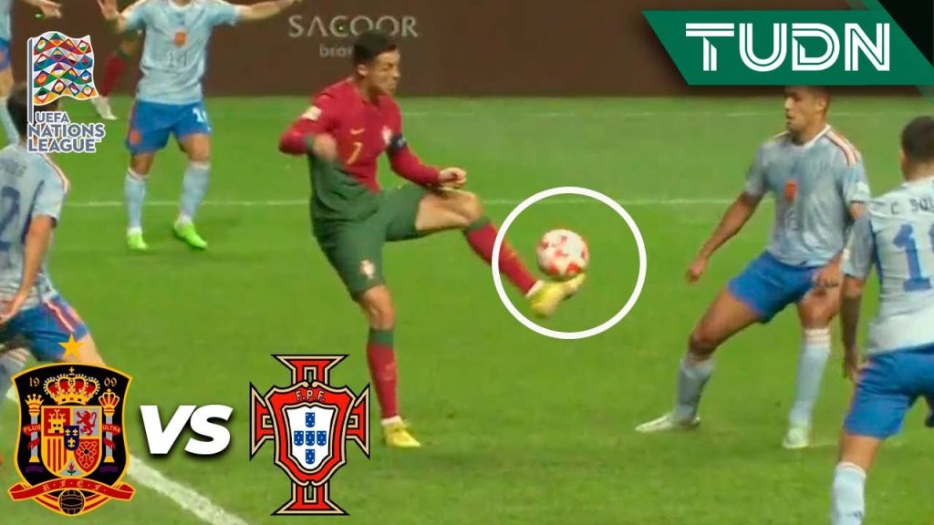 ¡Se enoja CR7! Tuvo para fusilar y hay falta | Portugal 0-0 España | UEFA Nations League 2022 | TUDN 3 1737800906 maxresdefault