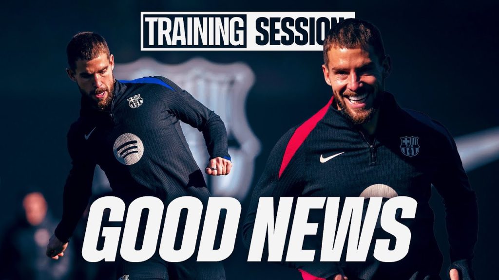 IÑIGO RETURNS TO TRAINING! 💪💙♥️ | FC Barcelona Training Session 9 1738420845 maxresdefault
