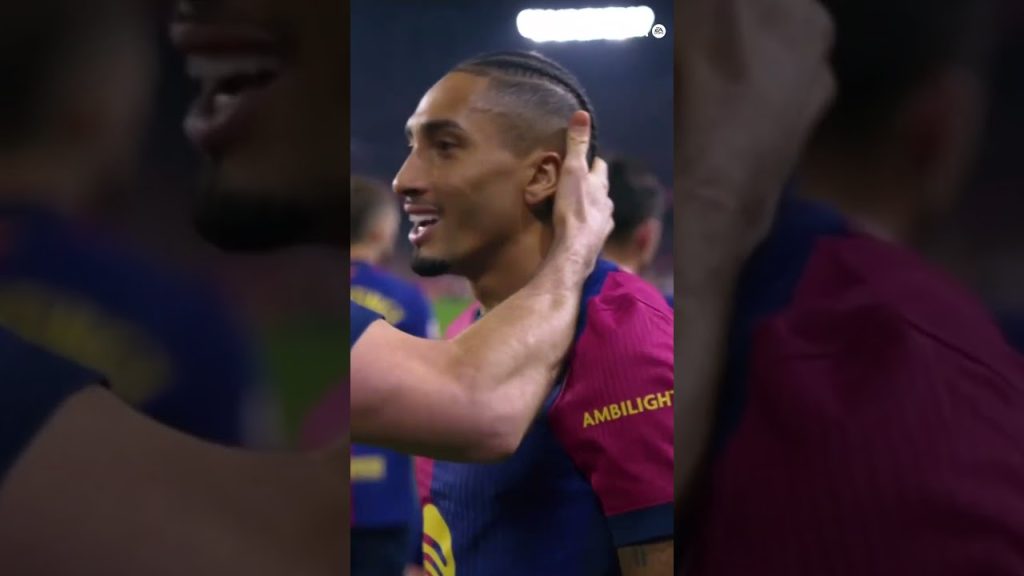 Feel the passion! ❤️ #fcbarcelona #laligahighlights #raphinha #shorts 4 1739278225 maxresdefault