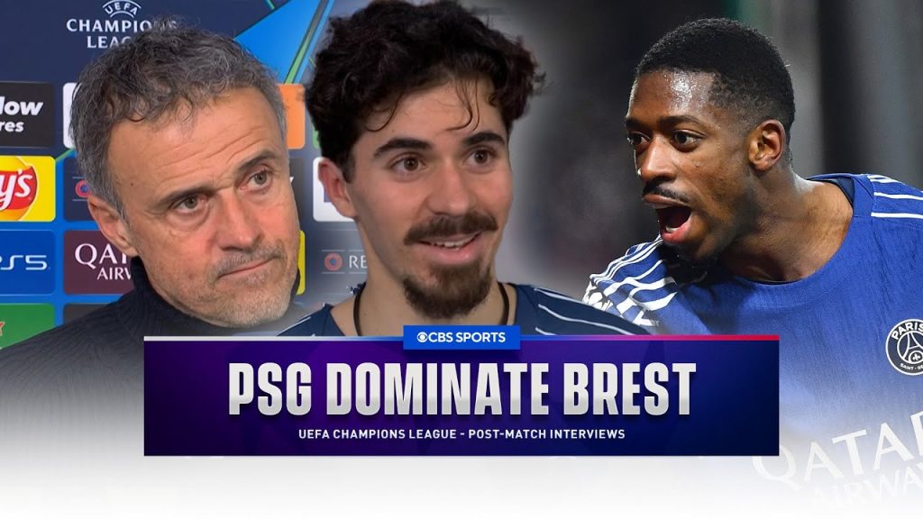 "We play as a team" Luis Enrique, Vitinha & MORE talk PSG's FLAWLESS away win 🇫🇷 | CBS Sports Golazo 2 1739520038 maxresdefault